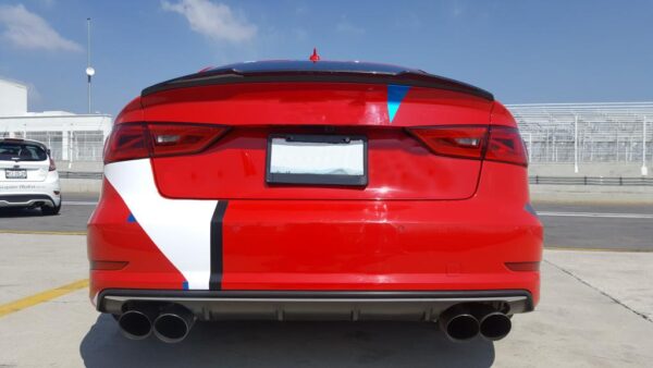 Carbon Fiber Rear Trunk Spoiler For AUDI A3 S3 RS3 2014-2020