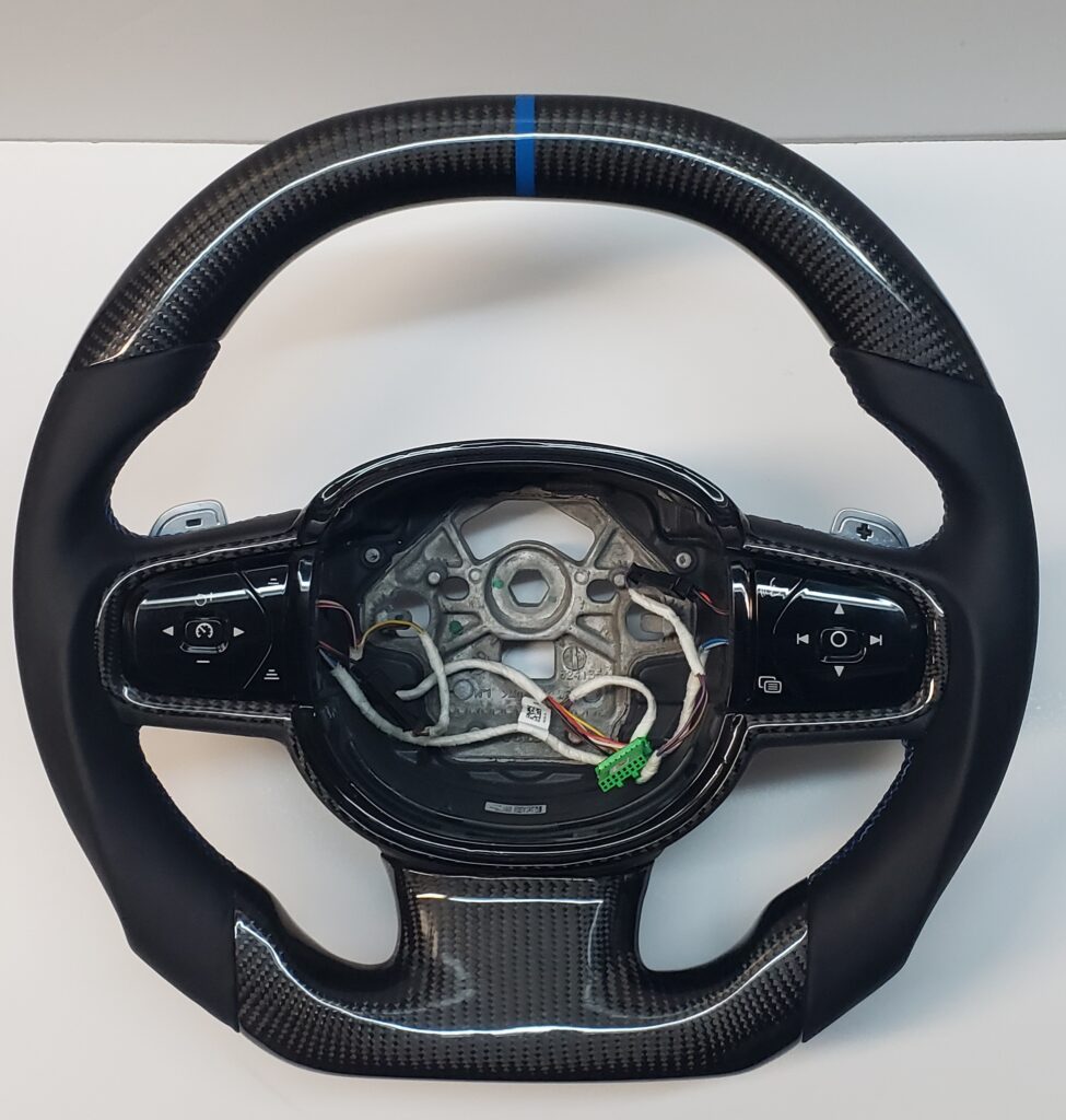 KT4 Volvo SPA S60/V60/XC60 2019+ Carbon Fiber Steering Wheel w/ Paddle