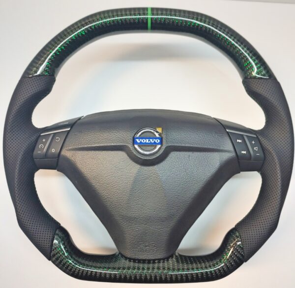 KT4 P2 Green Carbon Fiber Steering Wheel | KT4 Performance