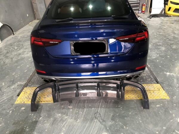 Carbon Fiber Rear Diffuser for the 2017-19 Audi S5/A5 S-Line