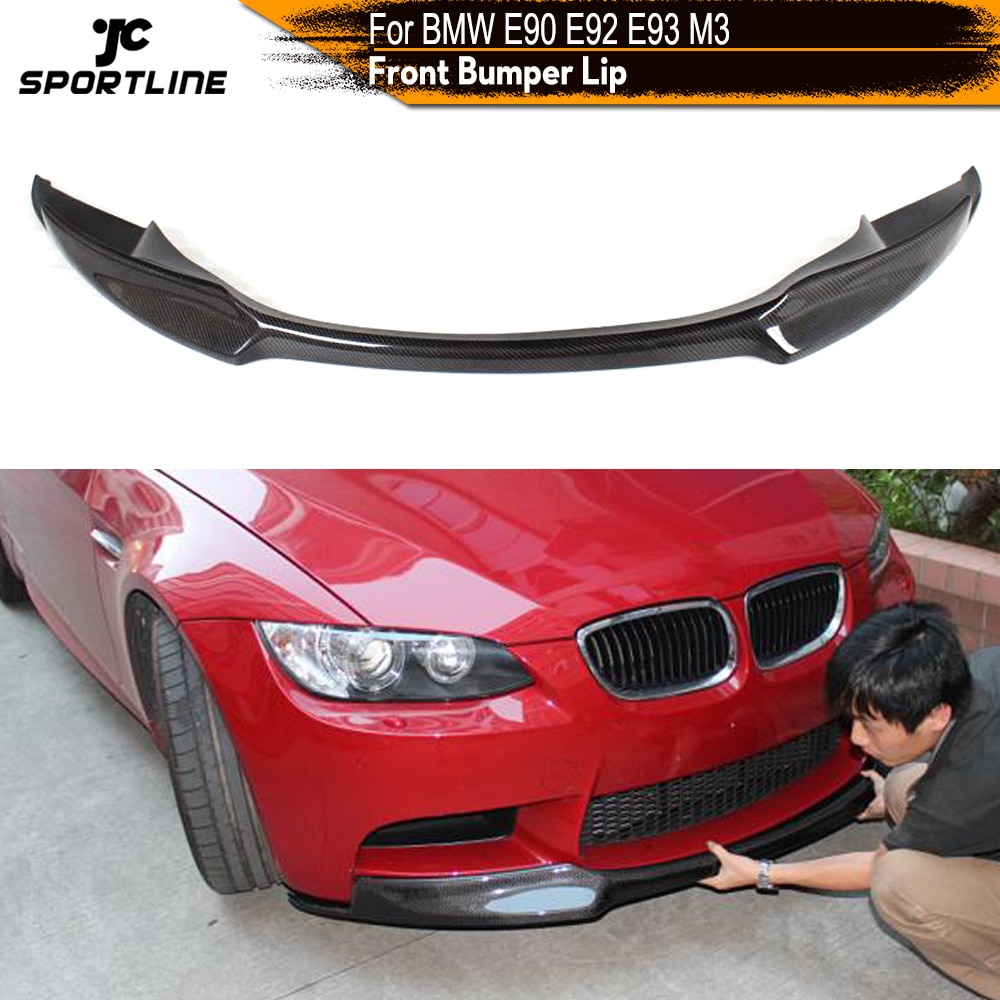 Carbon Fiber Frp Front Bumper Lip Spoiler Splitters For Bmw E90 E92 E93 M3 07 13 Kt4 Performance