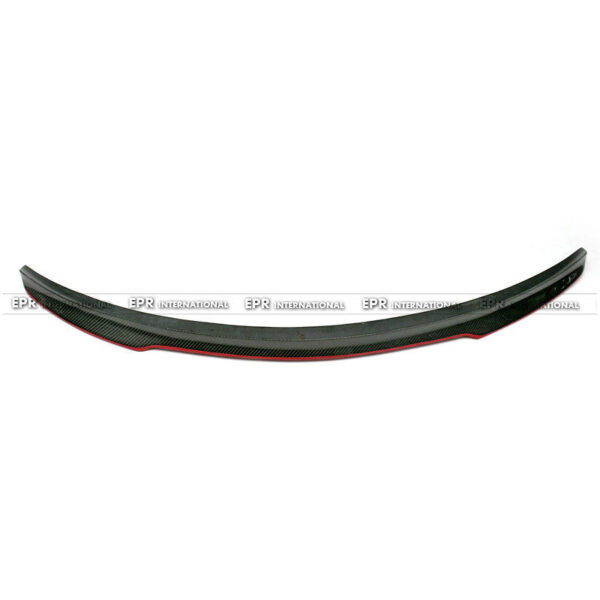 For Mercedes Benz C Class W205 2 door FD Style 15-17 CF Red Line Rear Spoiler