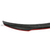 For Mercedes Benz C Class W205 2 door FD Style 15-17 CF Red Line Rear Spoiler - Image 4