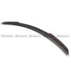 For Mercedes Benz C Class W205 2 door FD Style 15-17 CF Red Line Rear Spoiler - Image 3