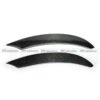 Mercedes Benz C-Class W205 4door（2door） 15- 16 Front Bumper Middle Canards Glossy CF 2PCS - Image 5