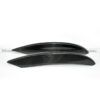 Mercedes Benz C-Class W205 4door（2door） 15- 16 Front Bumper Middle Canards Glossy CF 2PCS - Image 3