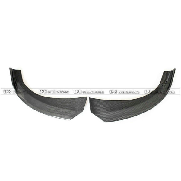 Mercedes Benz CLA-Class W117 14-16 Front Lip Splitter Glossy CF 2PCS