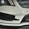 Mercedes Benz CLA-Class W117 14-16 Front Lip Splitter Glossy CF 2PCS - Image 3