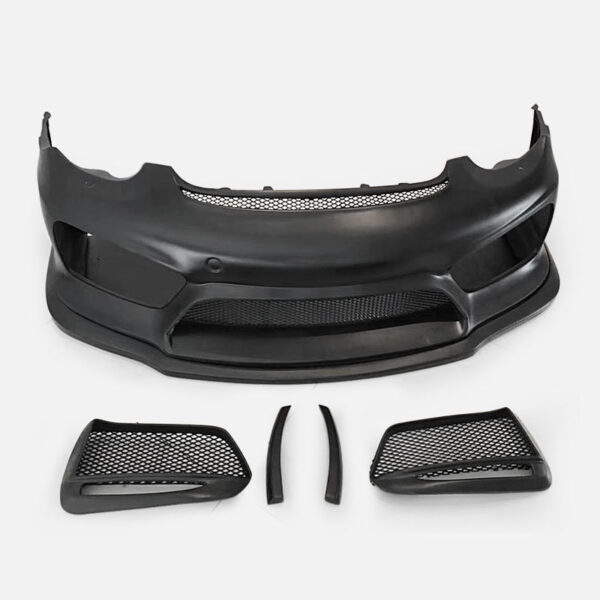 Porsche Cayman 981 GT4 Style front bumper with front lip & Fog light cover 3PCs