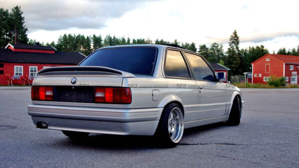 E30 3 Series 82-94 4 Door Sedan M3 Style rear spoiler